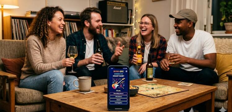 Musik quiz spil som underholdning til enhver festlig lejlighed