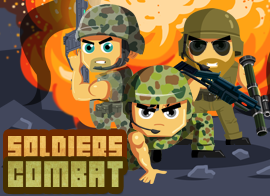 Soldat i kamp